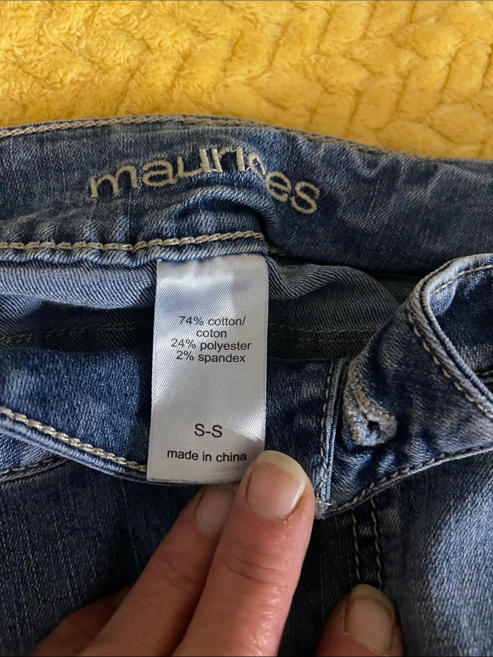 Maurices Light Blue Stretch Skinny Jeggings